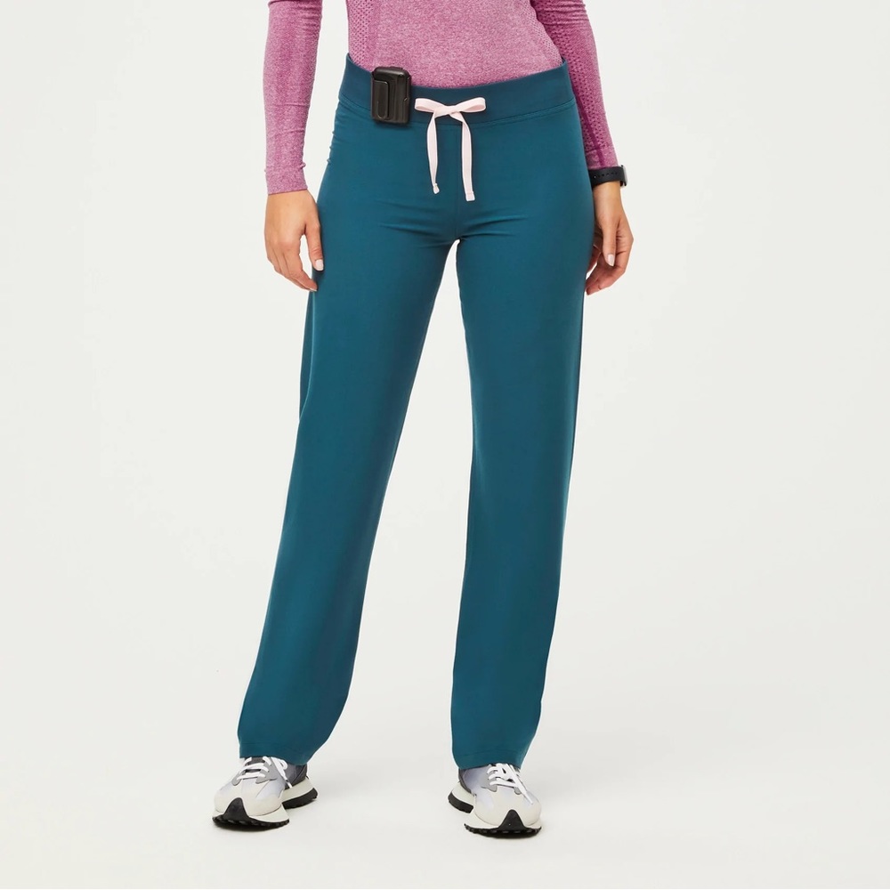 Caribbean Blue Livingston Basic Scrub Pants by FIGS